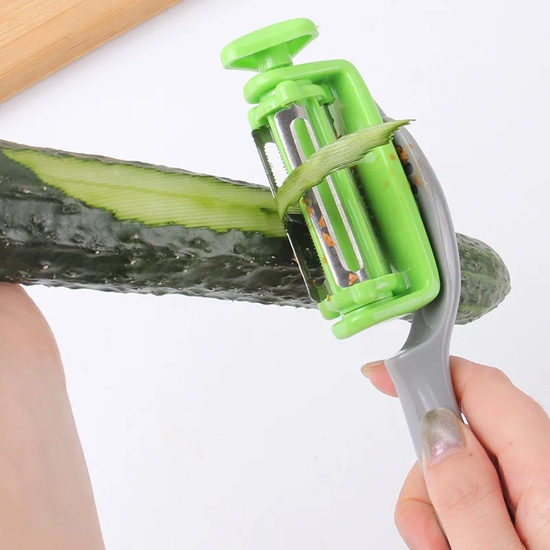 Многофункциональная прямая ручка Овощечистка специальный нож из нержавеющей