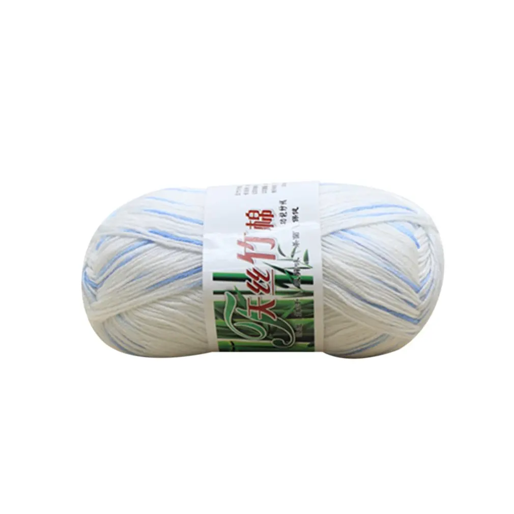 Мягкая целлюлозная пряжа многожильные нитки для ручного вязания крючком Детская