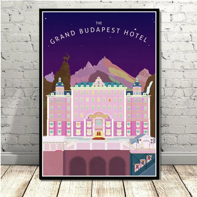 Домашний Декоративный постер, холст, настенное искусство, принт, хит, Grand Budapest, отель, фильм, классический комический подарок, картина, спальня, Модульная картина - Цвет: Nordic 01 HE3610