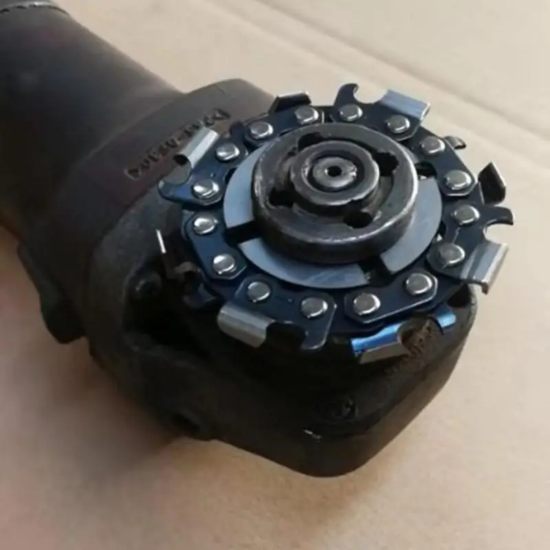 

8 Tooth Woodworking Cutting Chainsaw Disc Wooden Carving Chain Saw Disc Saw Blade Chain Plate Angle Grinder Accessory