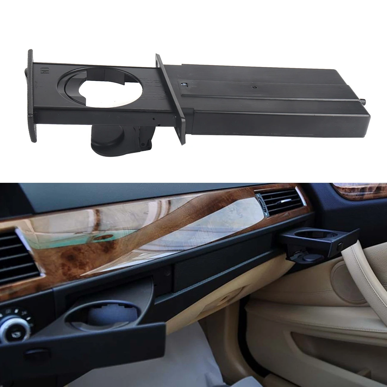 

Car Front Right Cup Holder Drink Rack for BMW 2004-2010 Cup Holders Auto Accessories 51459125626