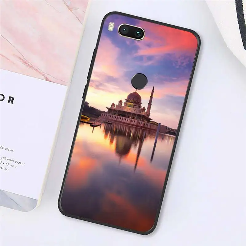 

Muslim Mosque building landscape Phone Case For Xiaomi Redmi note 7 8 9 t k30 max3 9 s 10 pro lite Luxury brand shell coque