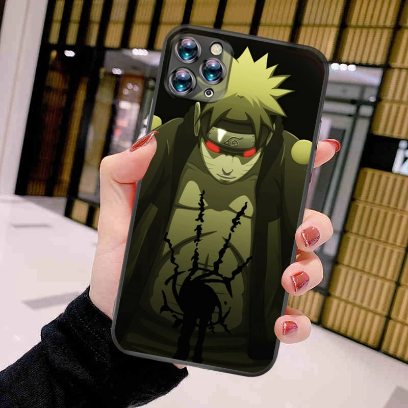 

Sasuked Kakashi N-Narutos Gaara Phone Case For iPhone 11 12 Pro XS MAX 8 7 6 6S Plus X 2020 XR Mini Full Protection Soft Cover