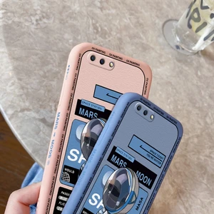 For OPPO A1 A3 A3s A5 2020 A5s A7 A75 A75s casing with Space pattern
Back Cover Anti falling silica gel case
