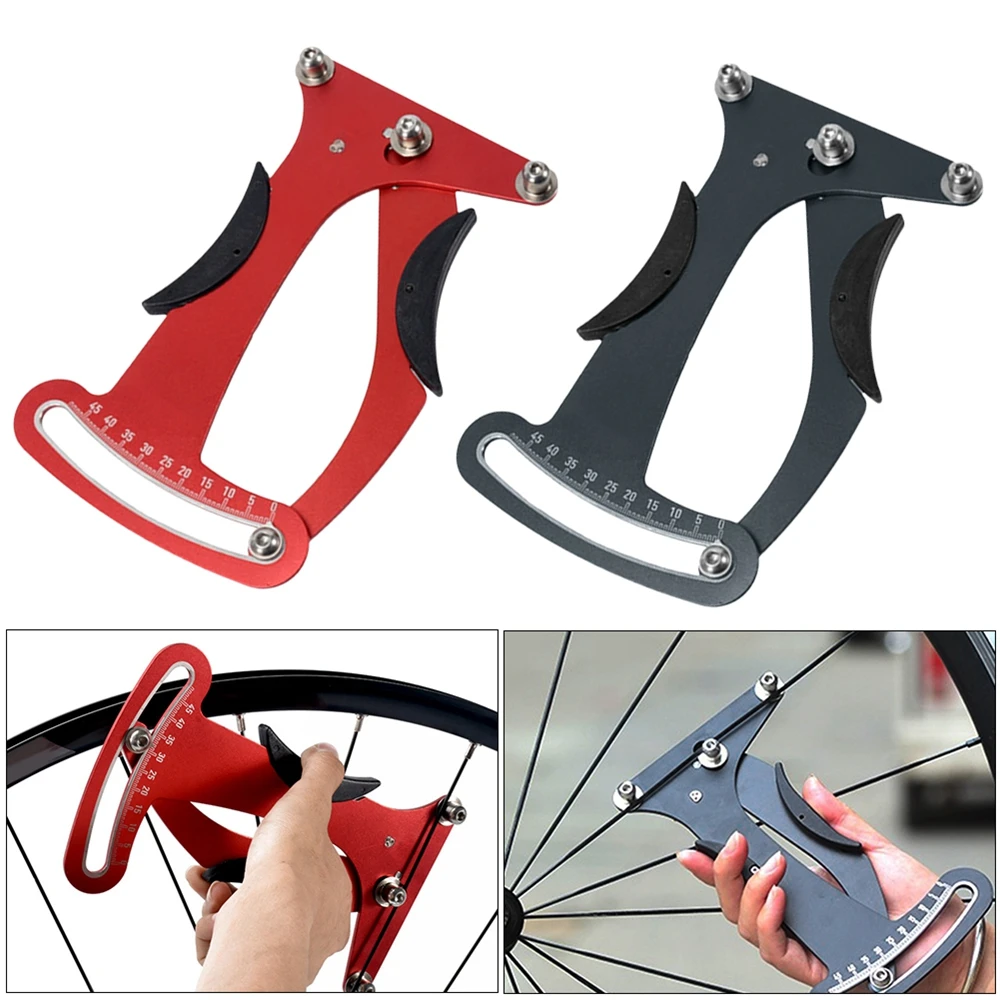 

Road Bike Indicator Meter Tensiometer Bicycle Spoke Tension Meter Measuring Tool Bicycle Wheel Spoke Repair Tool