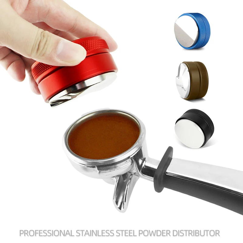 

Adjustable 304 Stainless Steel Coffee Distributor Espresso Tamper 51/53/54/58/58.35mm Available For Most Portafilter