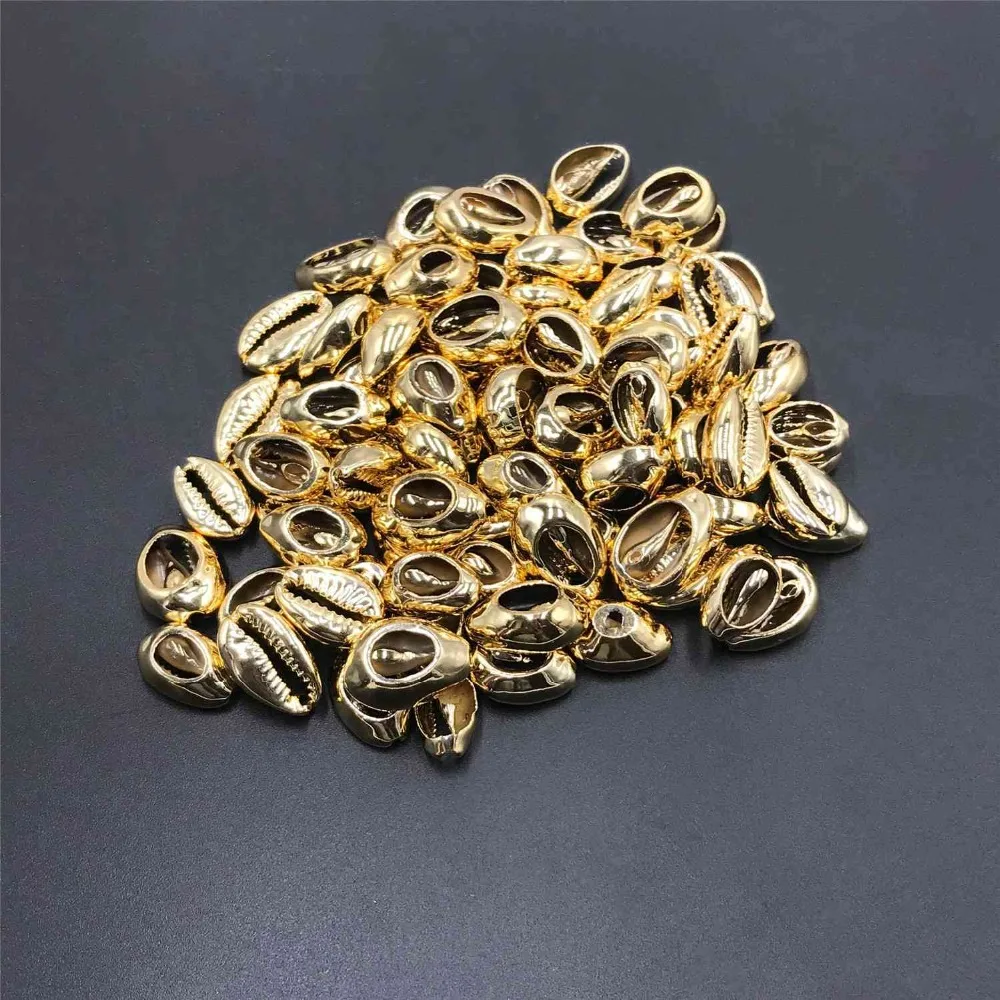 12*20 мм Смешанные Золотые Зеркальные спиральные очаровательные ракушки на EdgeJewelry