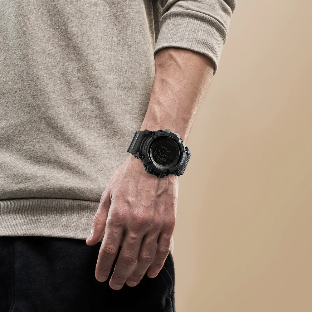 

SKMEI Mens Sport Watch Fashion Men's Digital Watch Altimeter Barometer Compass Temperature Weather Electronic Luxury Men Watches