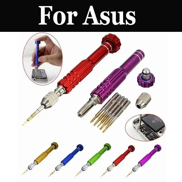 Отвертка для мобильного телефона Магнитный Набор инструментов случайный цвет Asus