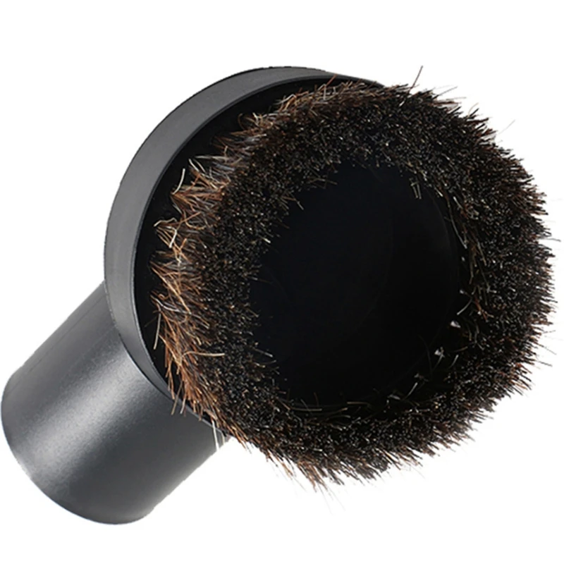 

1PC 32mm Horsehair Vacuum Cleaner Brush Head Replacement Round Keyboard Space Dusting Brush Vacuum Cleaner Parts