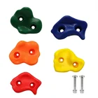 Цветной детский настенный кронштейн для скалолазания, внутренняя и наружная игровая площадка для взрослых, Интерактивная скалолазание для родителей и детей