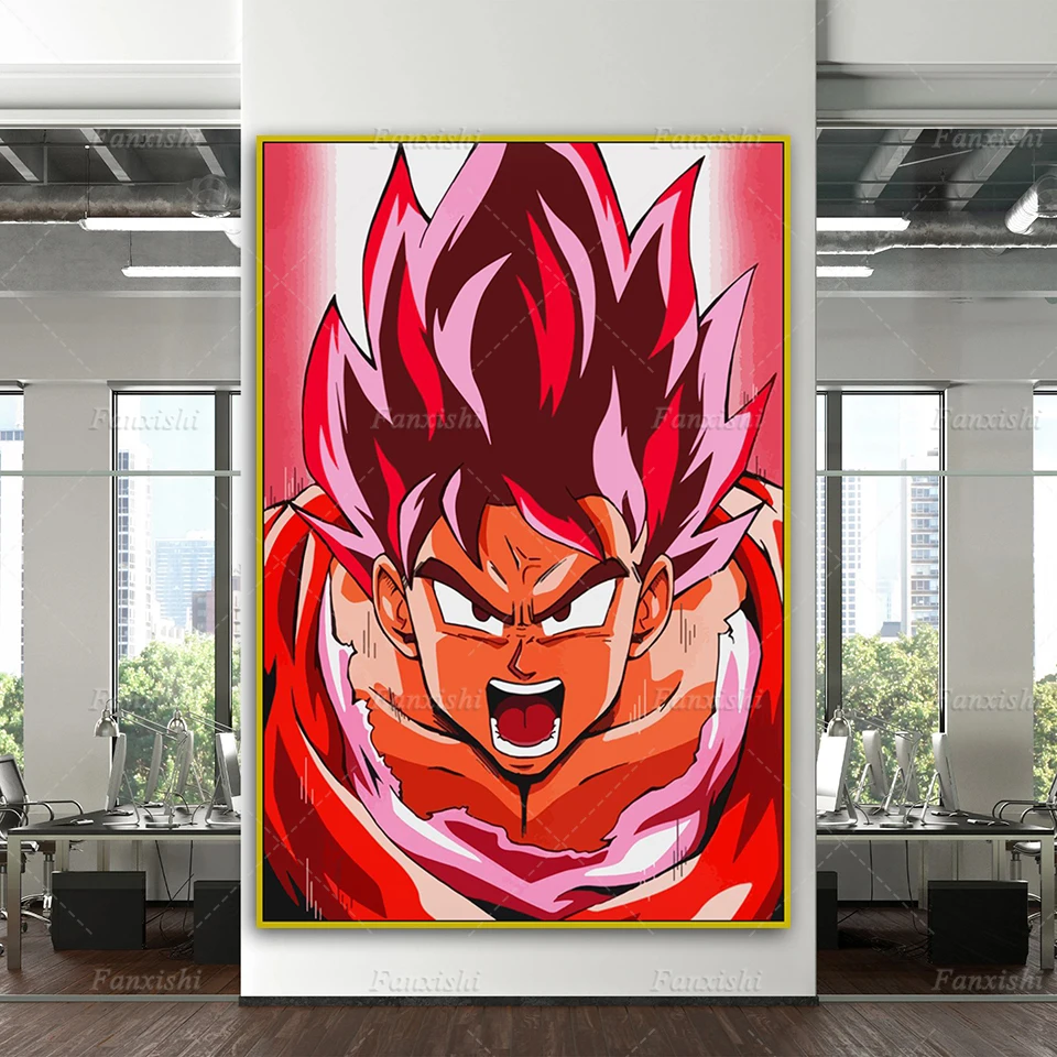 

Dragon Ball Gogeta Japan Anime Canvas Poster And Prints Home Bedroom Decor Pictures Wall Art Painting Modern Living Room Cuadros