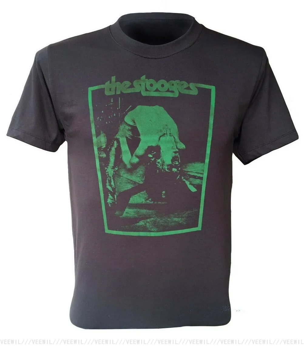 Camiseta de The Stooges para hombre, camiseta de Iggy Pop, banda de Rock psicodélica, Retro, 3XL S A, Top, regalos de navidad