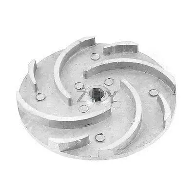 4 1 &quotДиаметр алюминиевый прецизионный крыльчатка литая часть для водяного