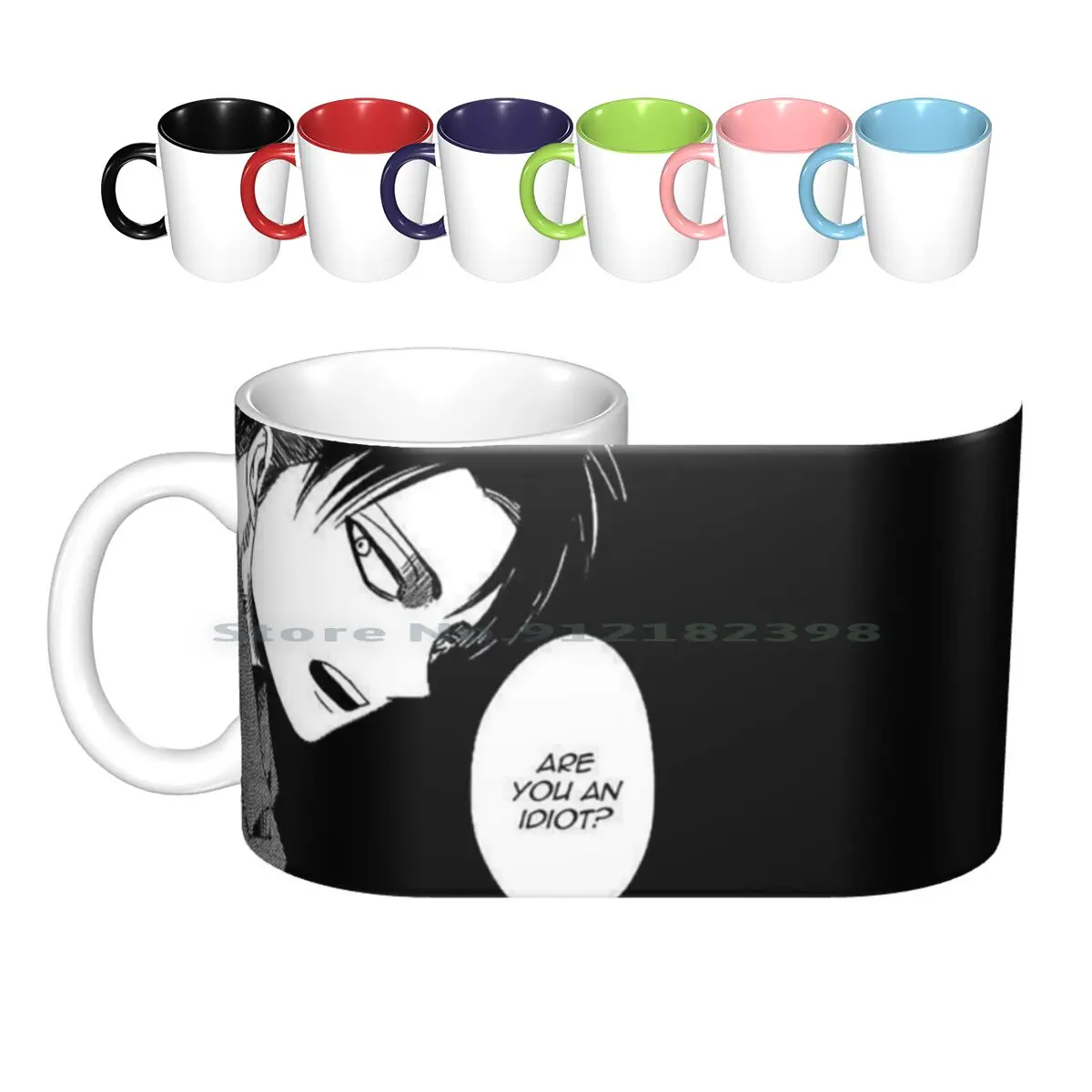 Вы? Керамические кружки кофейные чашки кружка для молока чая Levi Aot манга аниме мем