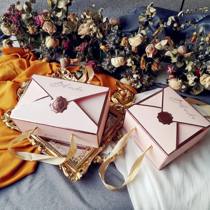 

Конверт 10 шт./лот, бумажные коробки для торта, свадебная, день рождения, новогодняя подарочная упаковка, коробка для шоколадных конфет, декор...