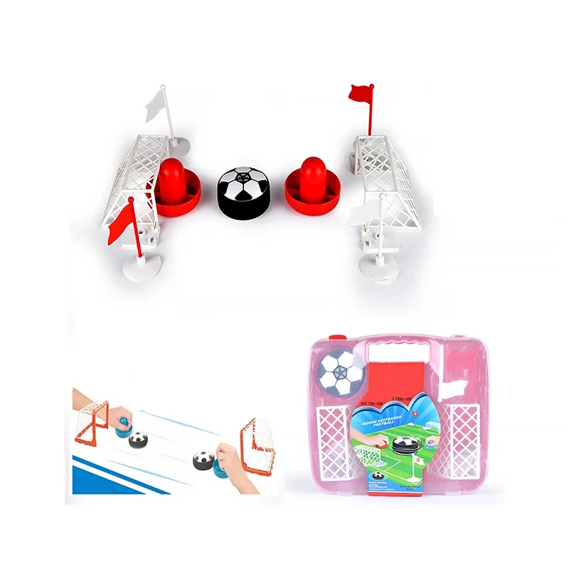 

Electric Floating Football Indoor Soccer Set Suspended Board Football Game Toy Puzzle Double Player Interaction Sport Game Table