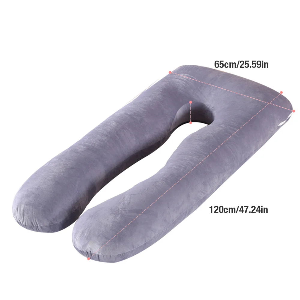 

Pregnant Women Sleeping Support Pillow Cotton Pillowcase U Shape Maternity Pillows Pregnancy Side Sleeper Bedding Dropshipping