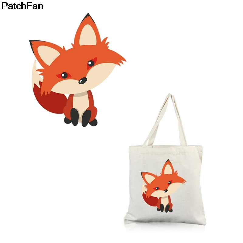 Патчи для глажки с принтом лисы родителей и детей|Заплатки| |