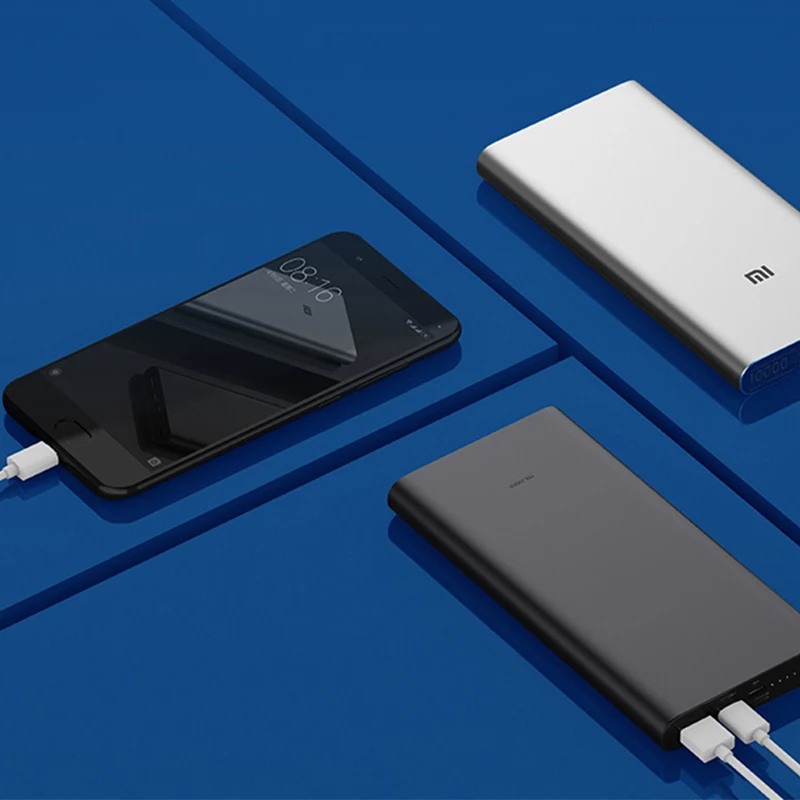 Xiaomi Mi 10000mAh Power Bank 3 Pro Two-way Quick Charge USB-C Dual Input Output PLM12ZM 10000 mAh Powerbank for Samsung iPhone |