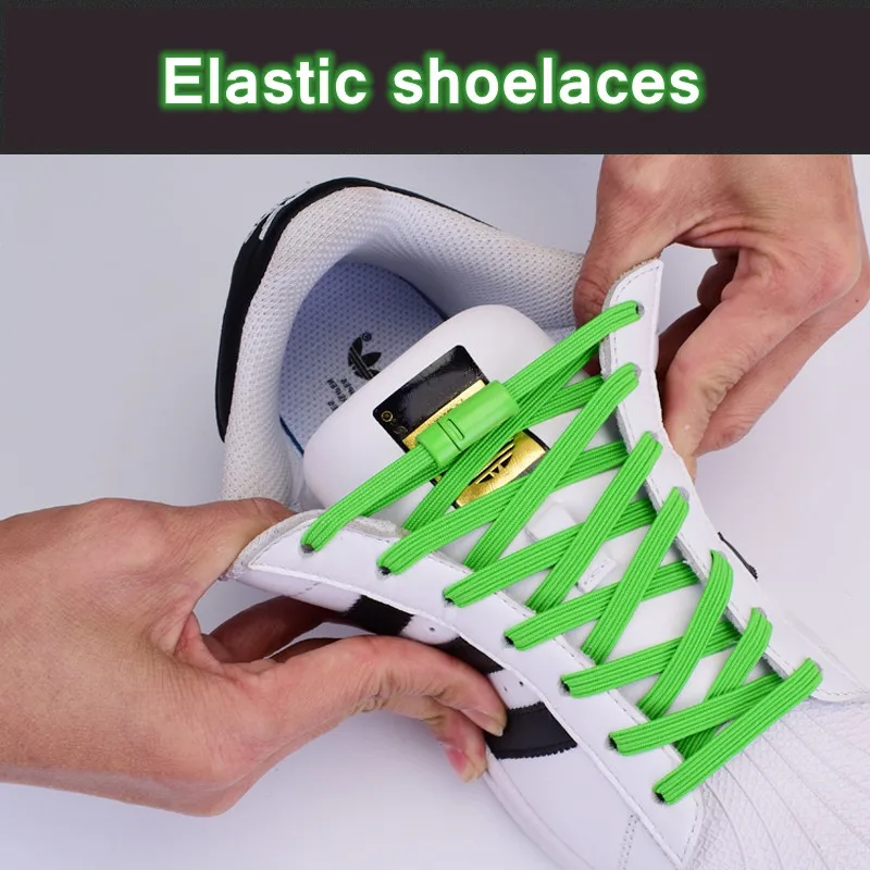 

Magnetic ShoeLaces Elastic Locking ShoeLace Special Creative No Tie Shoes lace Kids Adult Unisex Sneakers Laces strings