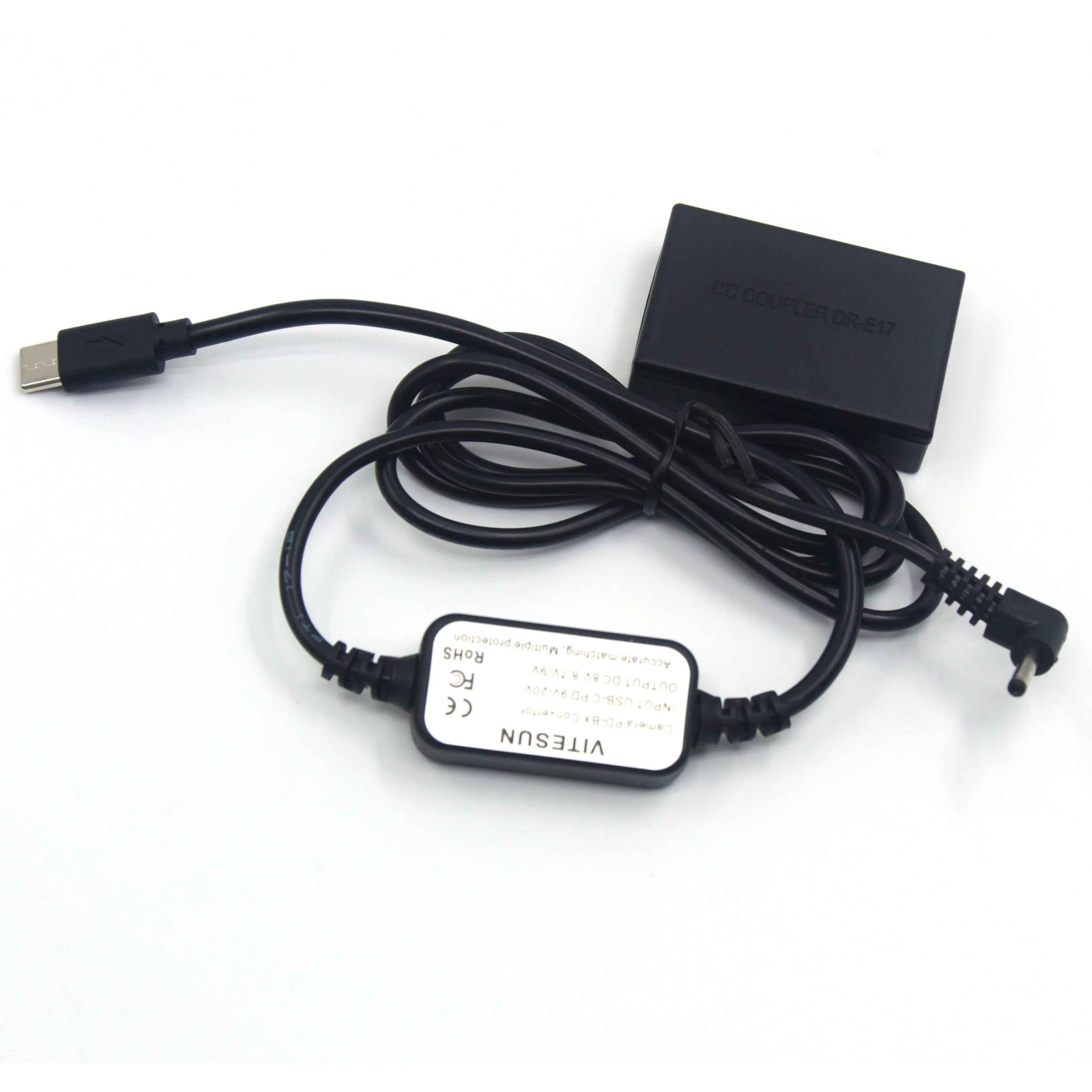 Зарядное устройство PD USB Type C Кабель-адаптер + DR-E17 DC муфта LP-E17 для Canon EOS M3 M5 M6