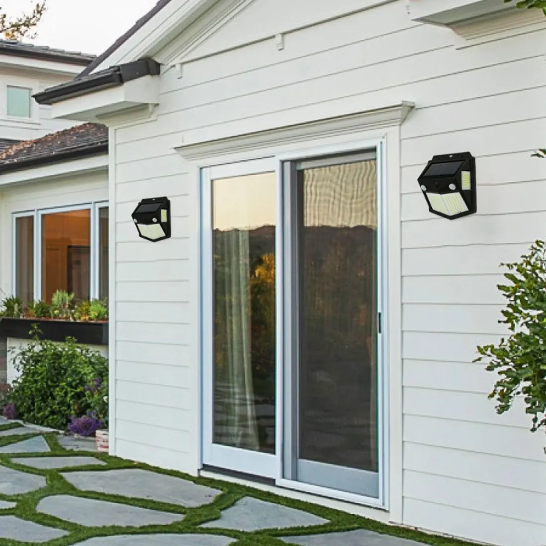 260 светодиодный солнечный светильник уличный на солнечной энергии с движения PIR