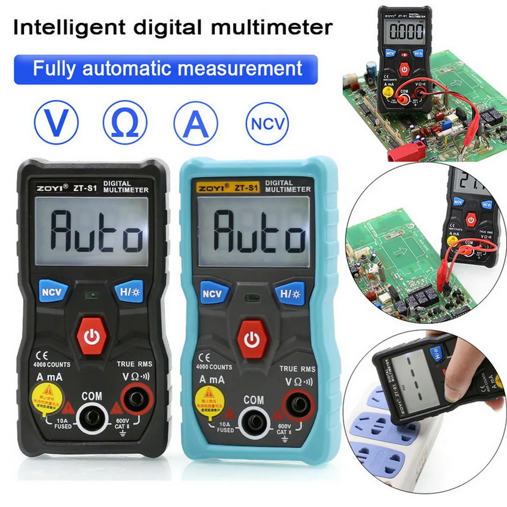 Junejour Digital Multimeter Tester Autoranging LED + | Инструменты