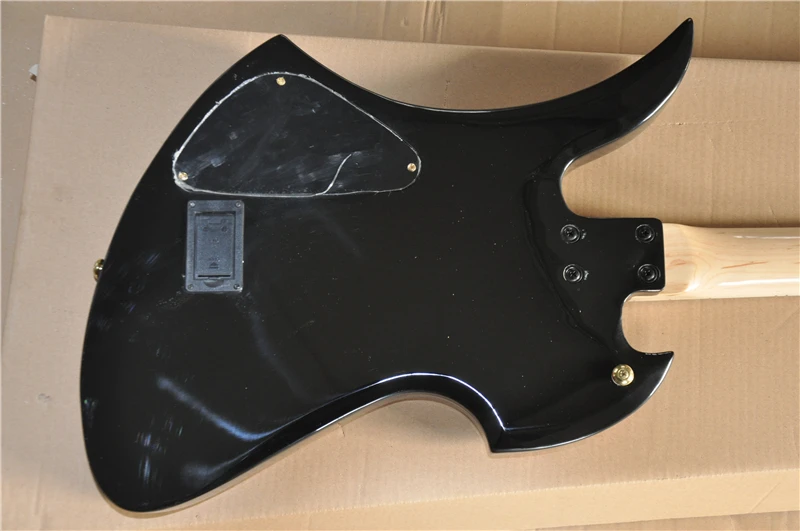 Электрогитара абстрактная картина на теле 24 лада с грифом из розового дерева