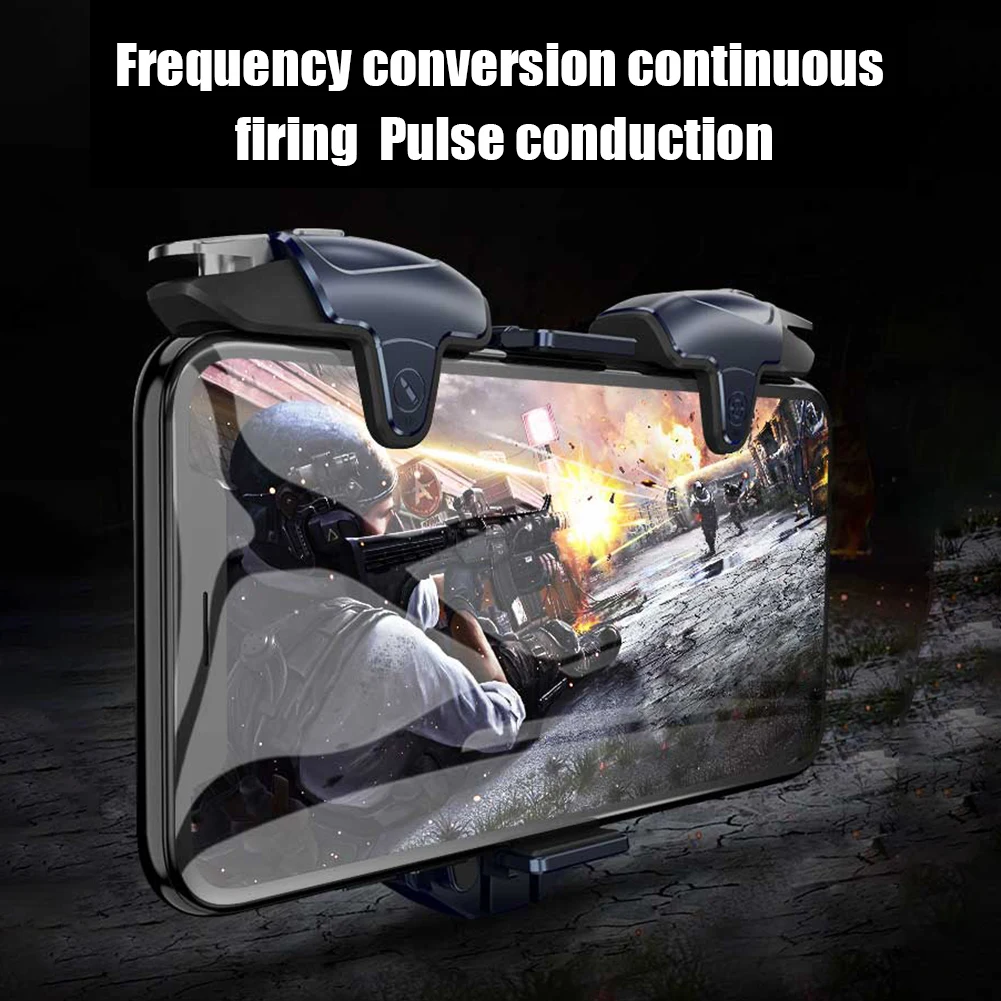 

Mobile Game Controller with 3-Speed Cooling Fan for PUBG Mobile Controller L1R1 Trigger for iOS/Android Phones In Stock