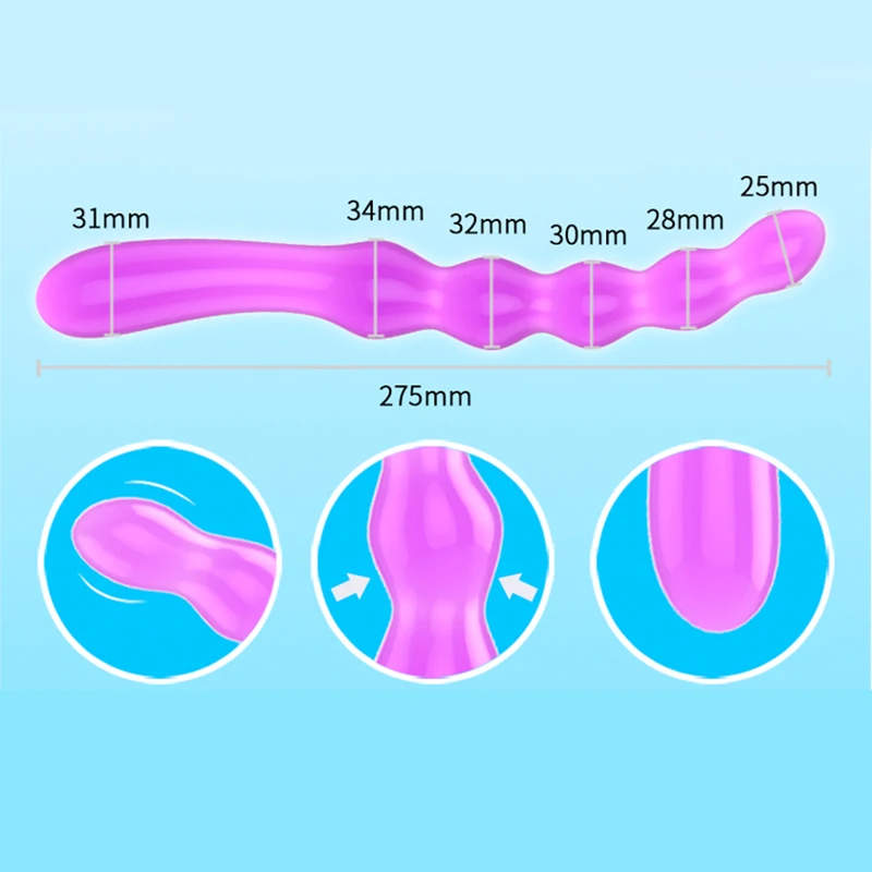 Желейные анальные бусины для начинающих Анальная пробка массажер простаты