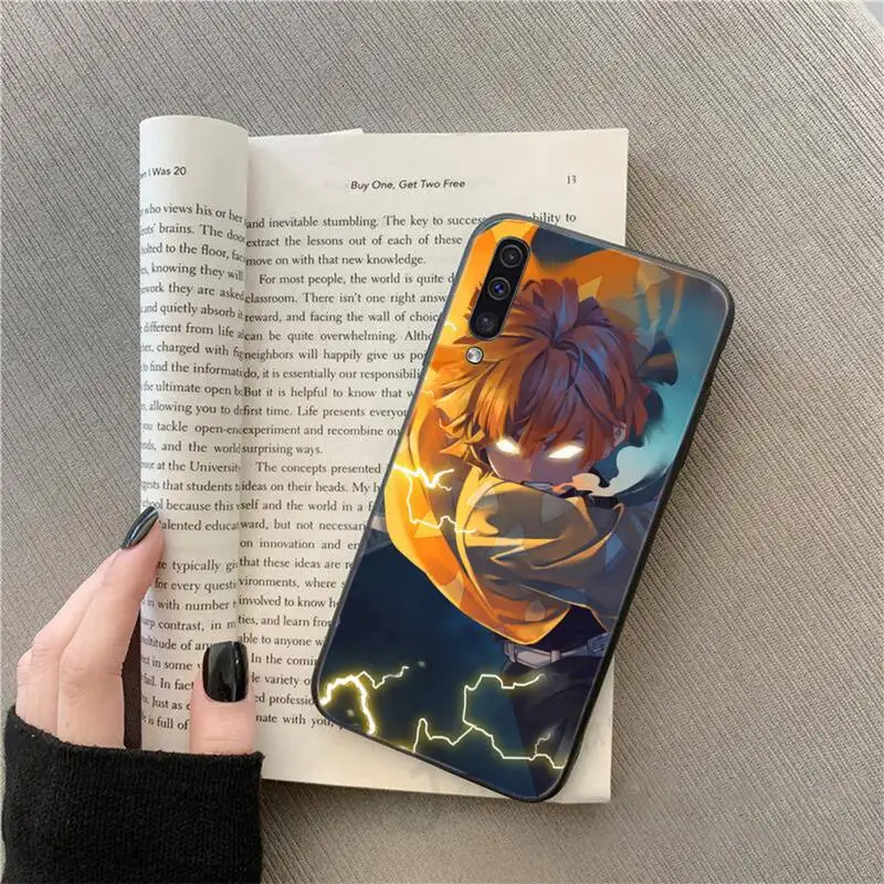 

Demon Slayer Kimetsu No Yaiba Phone Case For Samsung galaxy S 9 10 20 A 10 21 30 31 40 50 51 71 s note 20 j 4 2018 plus