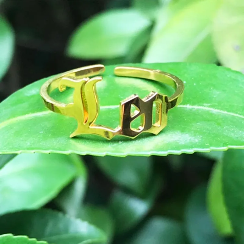 Зодиакальное кольцо женские золотые кольца из нержавеющей стали старый