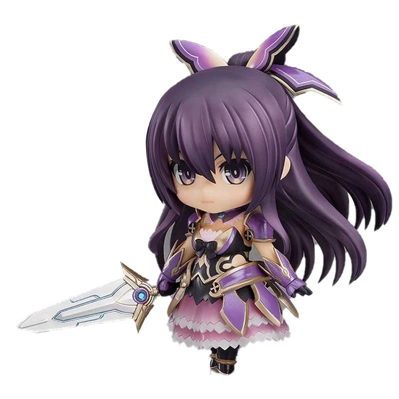 

Аниме фигурки Yatogami Tohka Q Ver, 10 см ПВХ Фигурки игрушек Tohka Коллекционная Статуя Модель куклы украшения подарок