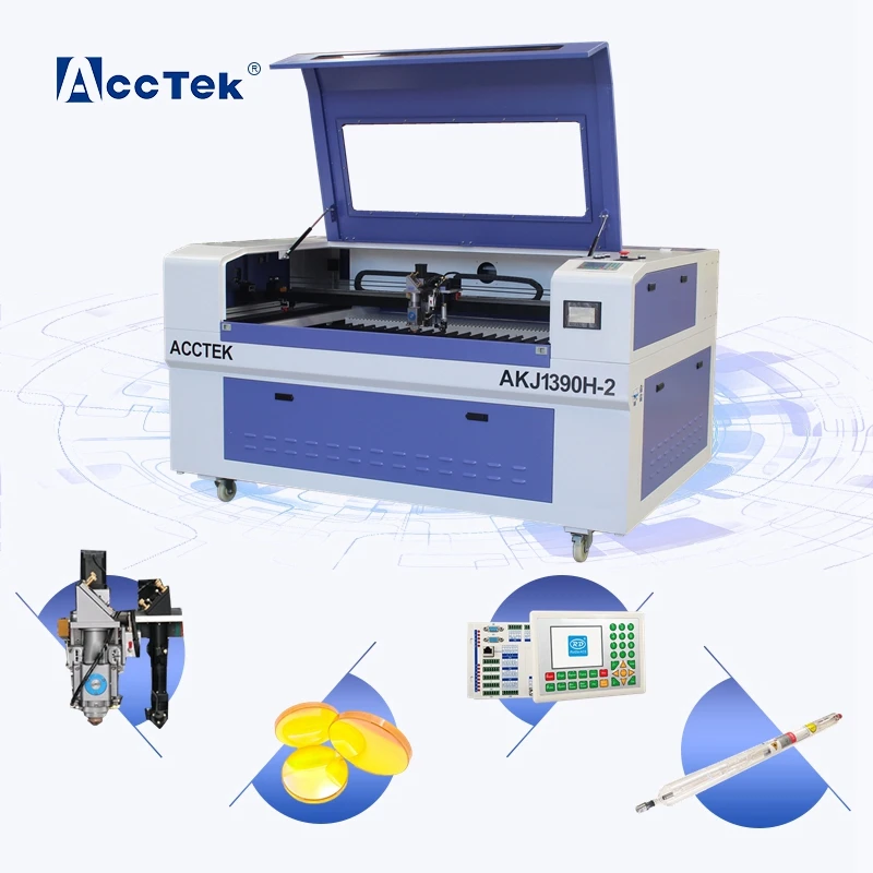 

Лазер AccTek CO2 для смешивания листового металла, акрила, МДФ 9013, металла и неметаллических материалов, 280 Вт, 300 Вт, станок CO2 для лазерной резки