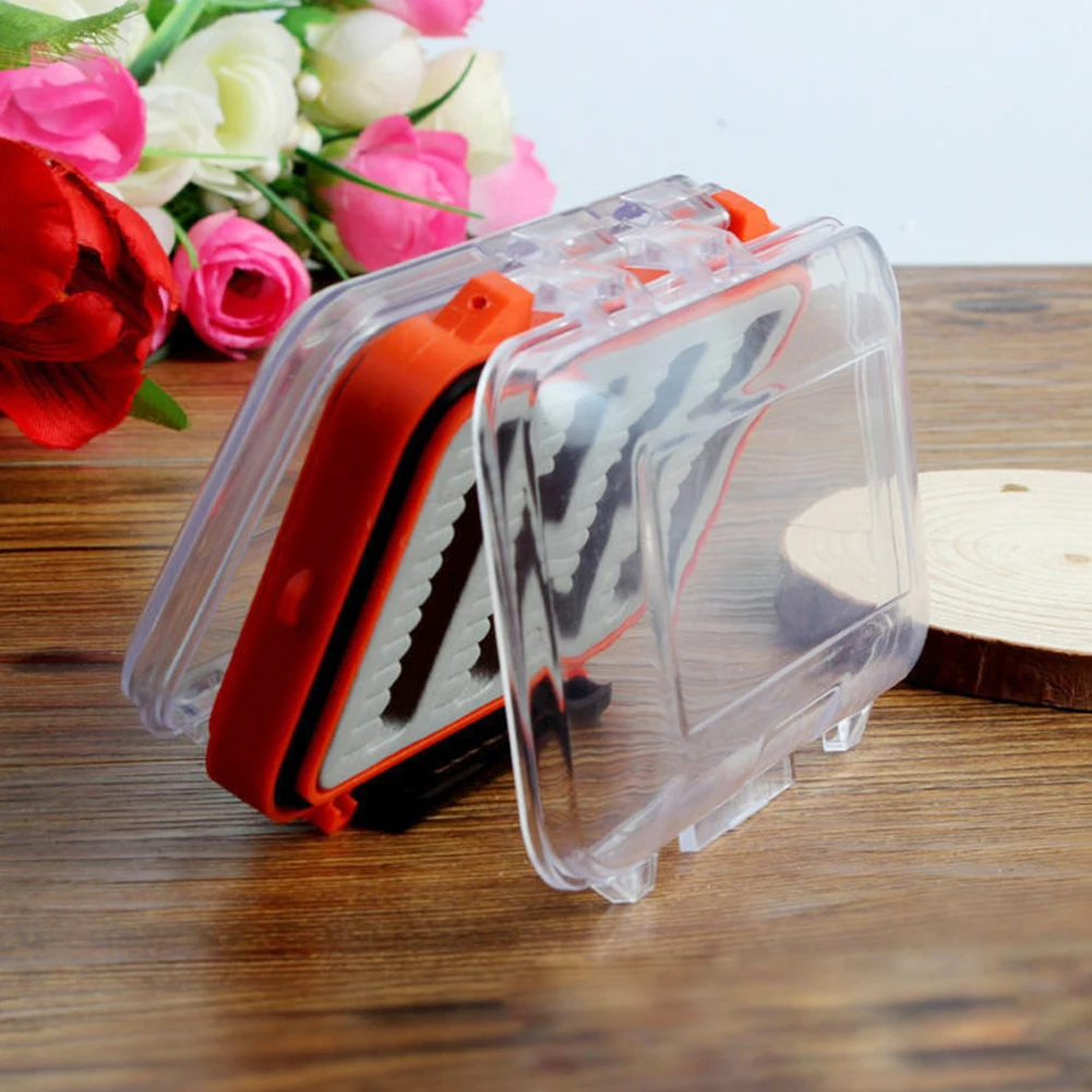

Plastic Double Side Waterproof Fishing Tackle Bait Lure Hook Storage Case Box