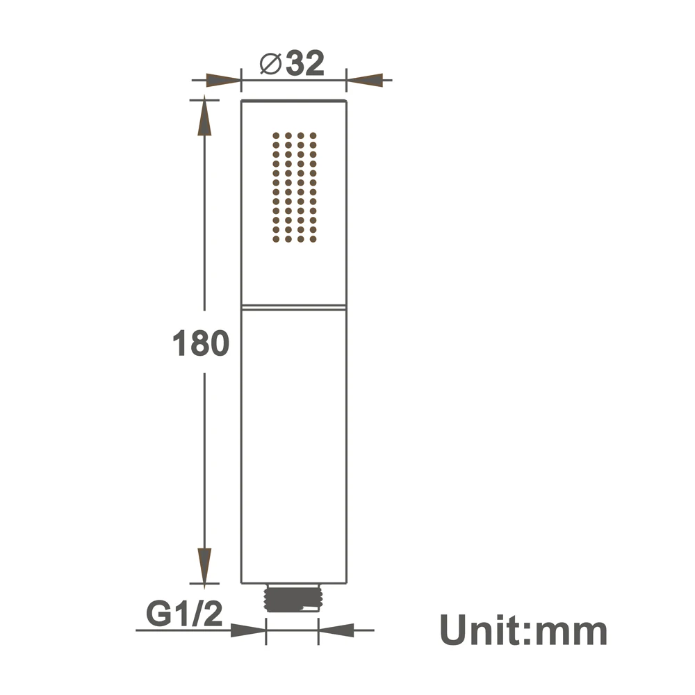 

Hand Shower Head Brass Pressure Rain Spray Gun Bathroom Hand Hold Shower Brass Water Column Rainfall Showers Chrome 2 Functions