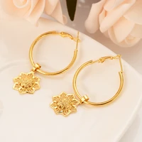 2021 new fashion gold color sunshine drop earrings for women cute charm earring minimalist arab african jewelry