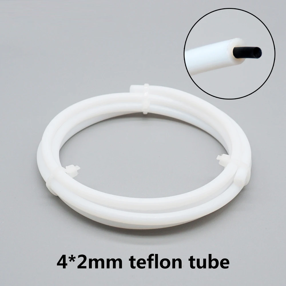 3D Printer Parts PTFE hotend Tube PTFE Pipe V5 V6 Bowden Extruder Wire feeding tube 1.75mm ID2mm OD4mm 1M 2M