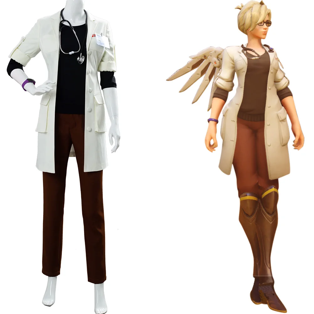 Костюм для косплея милосердия шкура униформа на Хэллоуин Карнавальный костюм