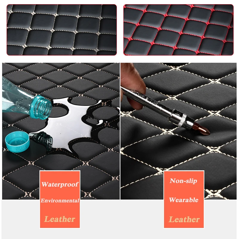 

Car Styling Custom Rear Trunk Mat For Hyundai Elantra CN7 2021-Present Leather Waterproof Auto Cargo Liner Pad Accessory