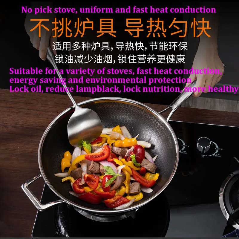 Бытовой кастрюля для приготовления пищи Кухня горшки и кухонные сковороды вок