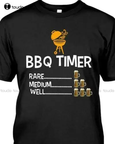 

Bbq Timer Rare Medium Well Beer Tshirt Men Black M - 3Xl Unisex Women Men Tee Shirt