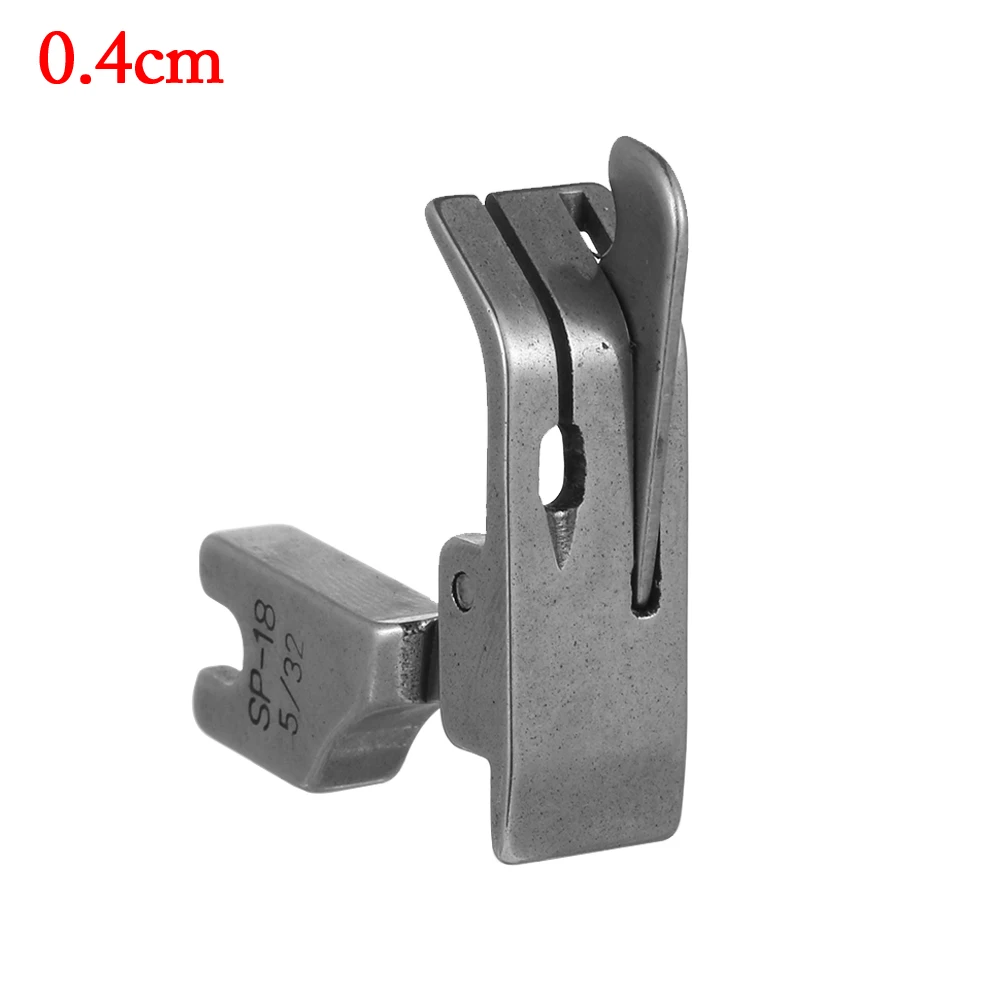 0.4cm 1 шт. металлический лапка на молнии для ног SP-18 промышленный для швейной машины плоская машина движущаяся кромка Одиночная игла Швейные аксессуары - Цвет: 0.4cm