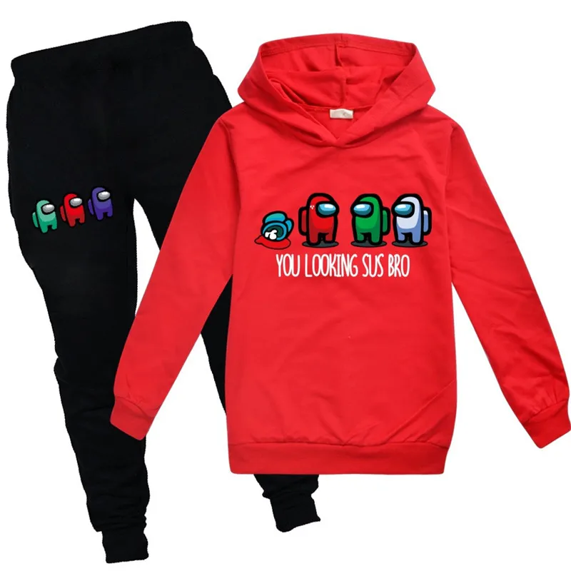 

Kids Among Us Hoodies Tracksuit for Boys Girls Games Character Costume Long Sleeve Cartoon Cotton Sweatshirt Pullover Clothes
