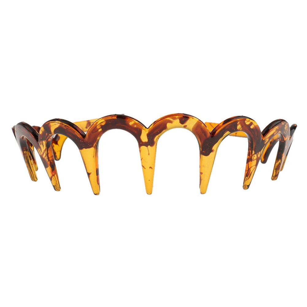 Алиса обруч Новый Zig Мужская лента леди зубчатая повязка для волос| |