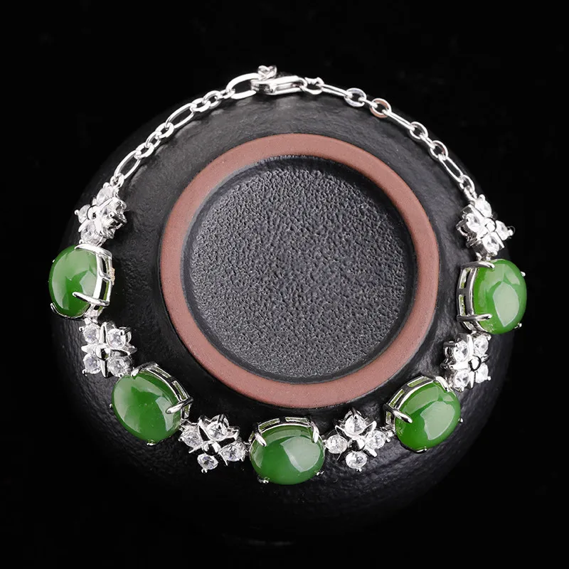 Armbanen Voor Vrouwen Kehribar новый национальный темперамент S925 чистый инкрустированный
