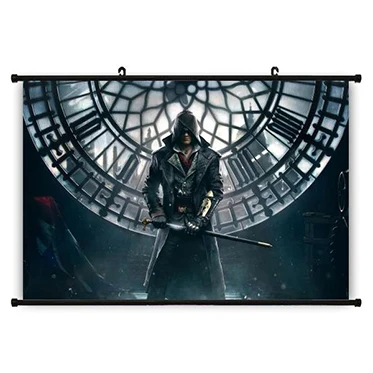 Assassins Creed Звёздные войны мой герой Academy прокрутки живопись аниме настенные
