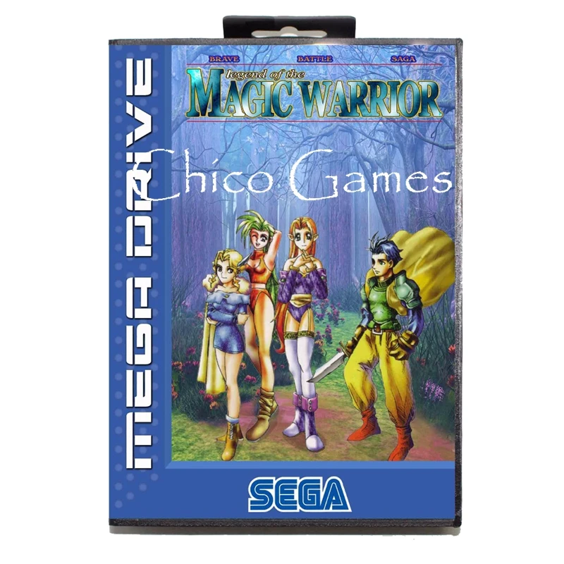 Карта игры Sega MD-Отважный бой Сага Легенда магического воина для MegaDrive игровая