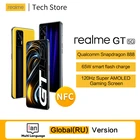 Realme GT 5G глобальная версия Snapdragon 888 120 Гц активно-матричные осид, Экран 65 Вт, мгновенная зарядка смартфонов